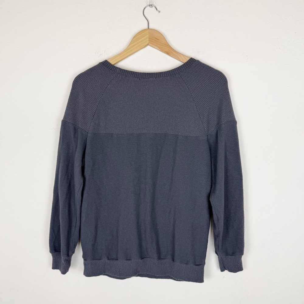 Eberjey - Cozy Time Combo Sweatshirt in Gunmetal Grey - Picture 5 of 8